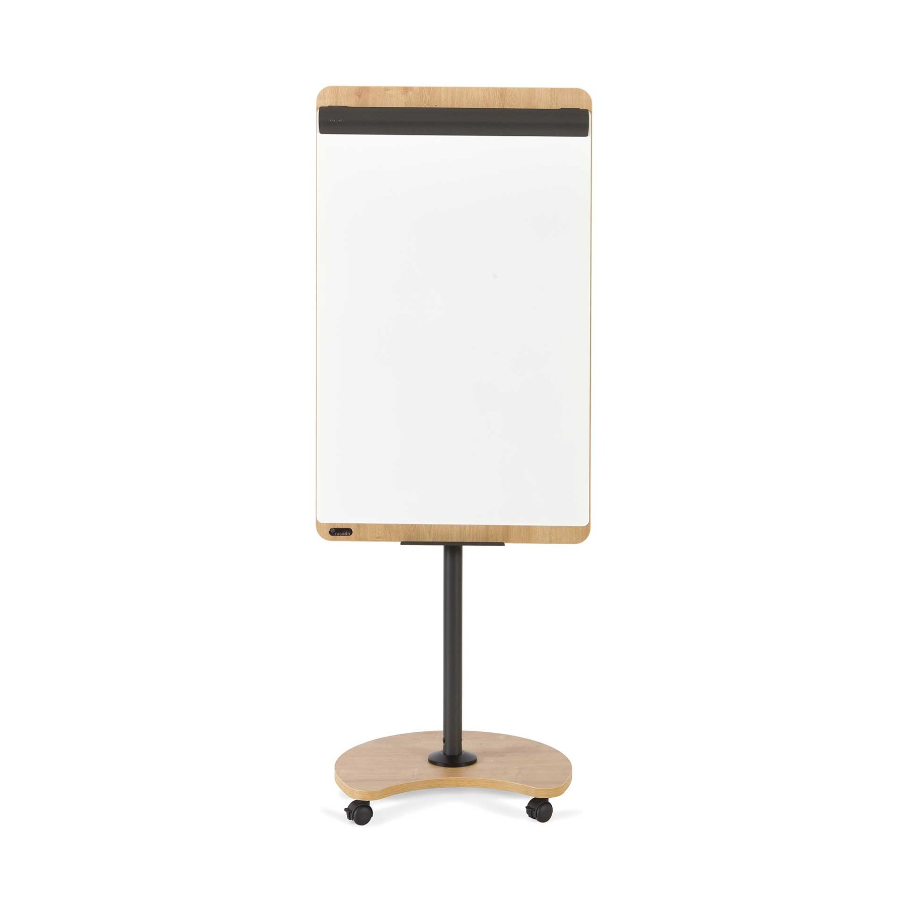 Rocada Flipchart - table Natural, magnetic, on wheels, 105 x 67 cm