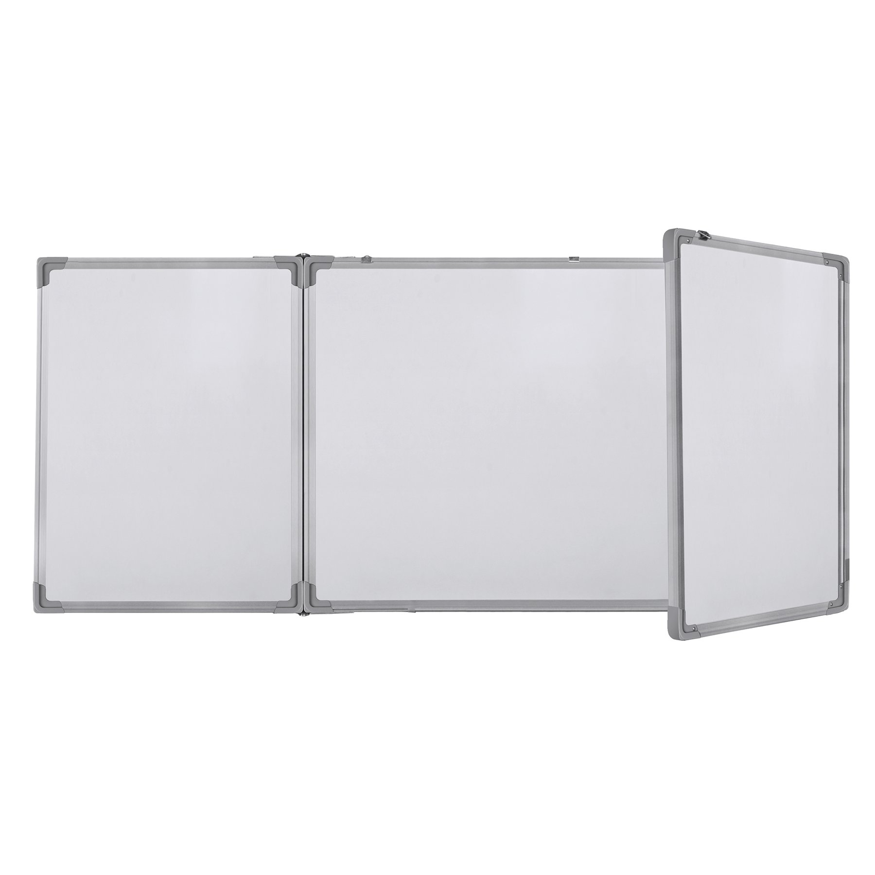 Office 1 Whiteboard, triple, 120 x 360 (90 + 180 + 90) cm, magnetic, aluminum frame