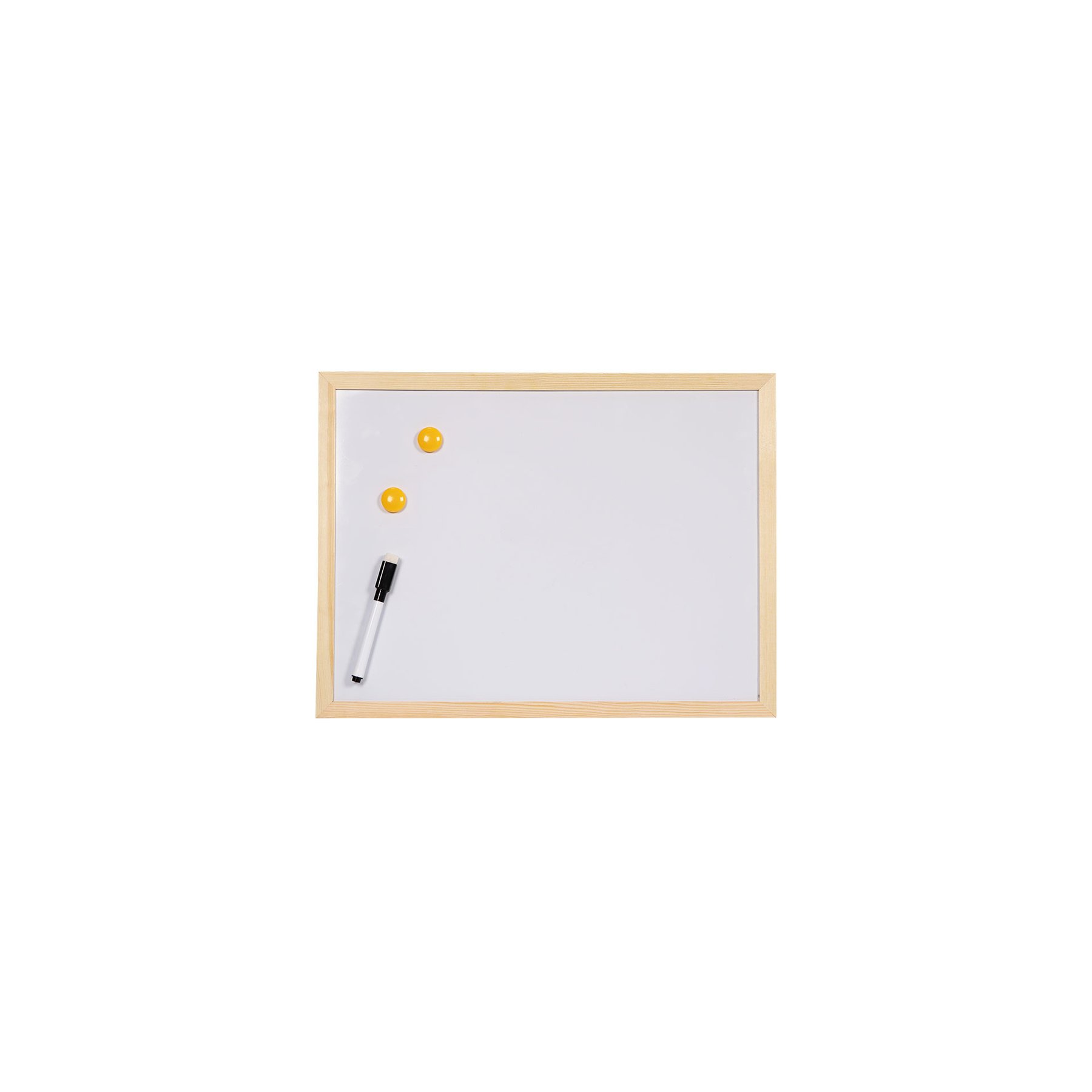 Office 1 Whiteboard, magnetic, with wooden frame, 30 x 40 cm
