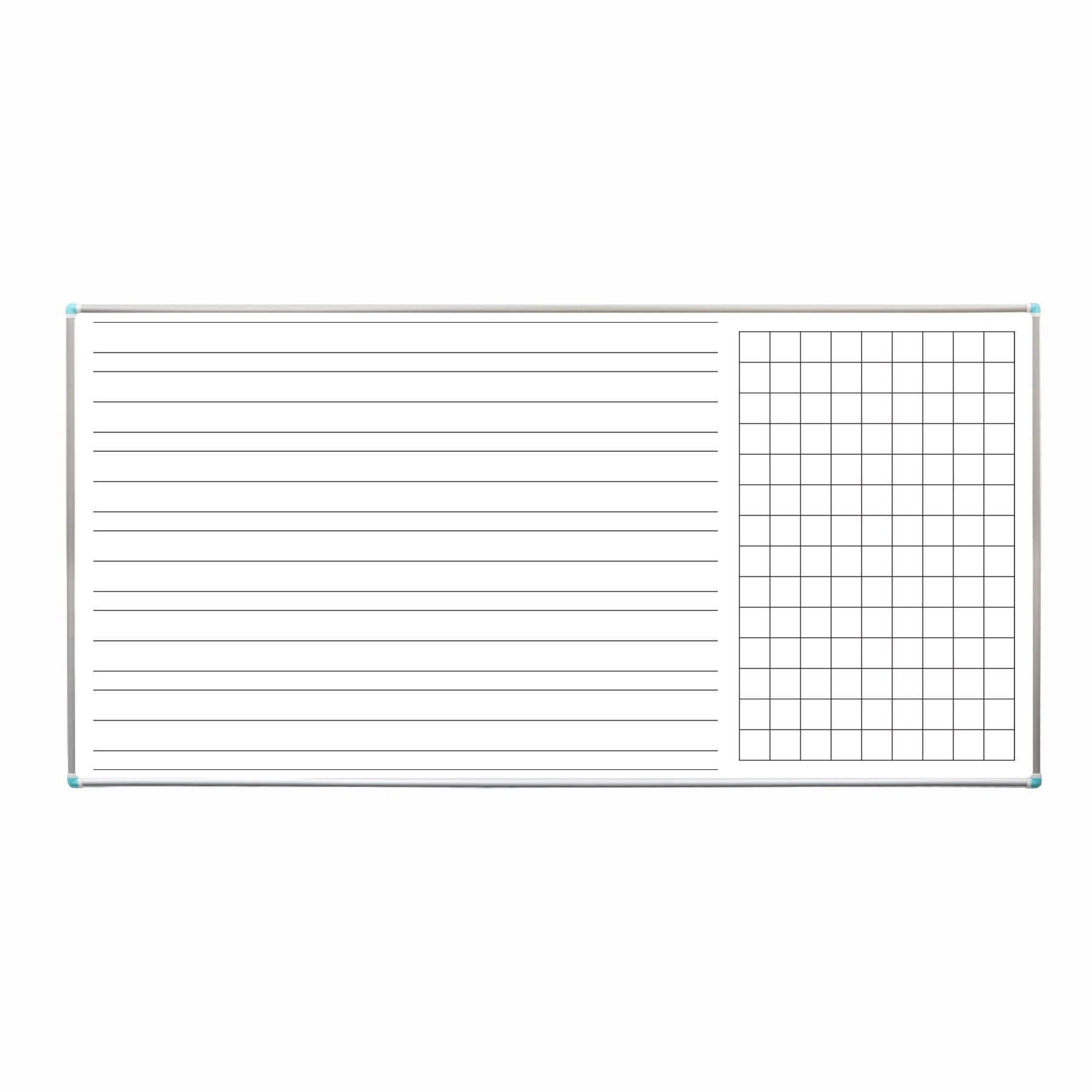 Office 1 Whiteboard, magnetic, gridded, 120 x 240 cm