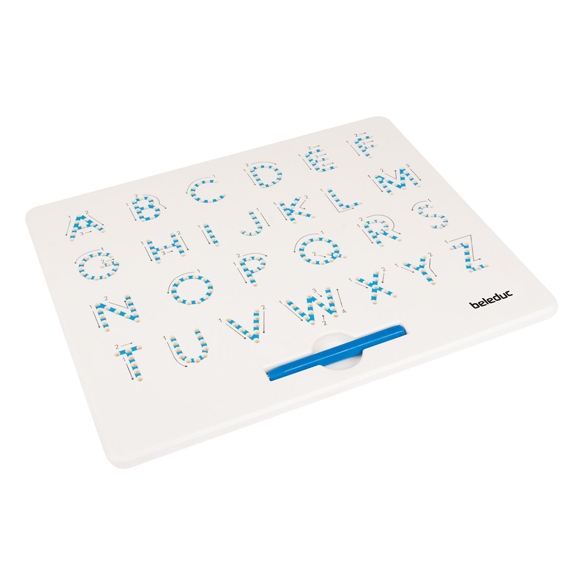 Beleduc Writing board, with English letters, magnetic