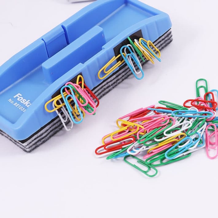 Foska Гъба за бяла дъска, магнитна, с поставка за маркери