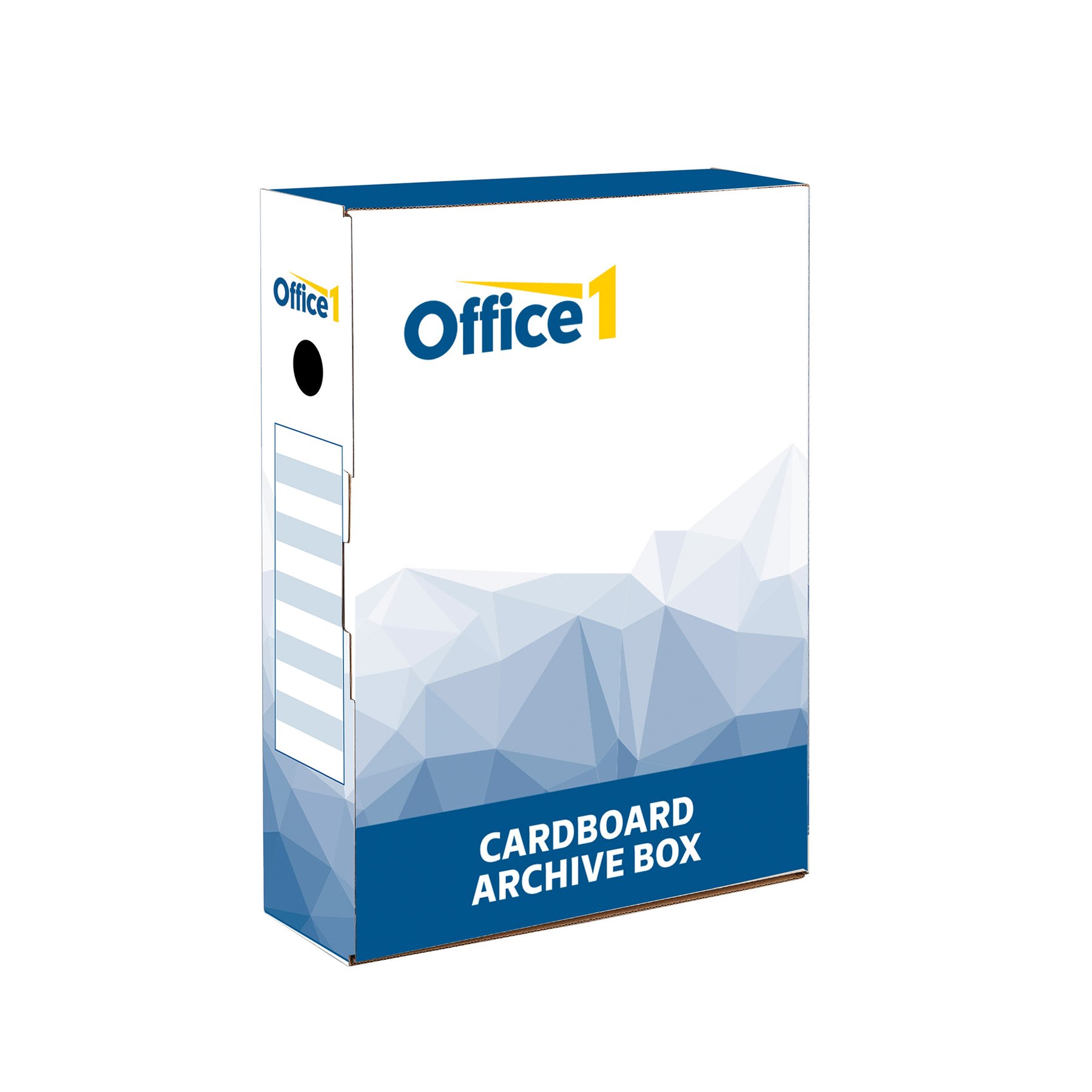 Office 1 Archive box, 340 x 250 x 80 mm, corrugated cardboard