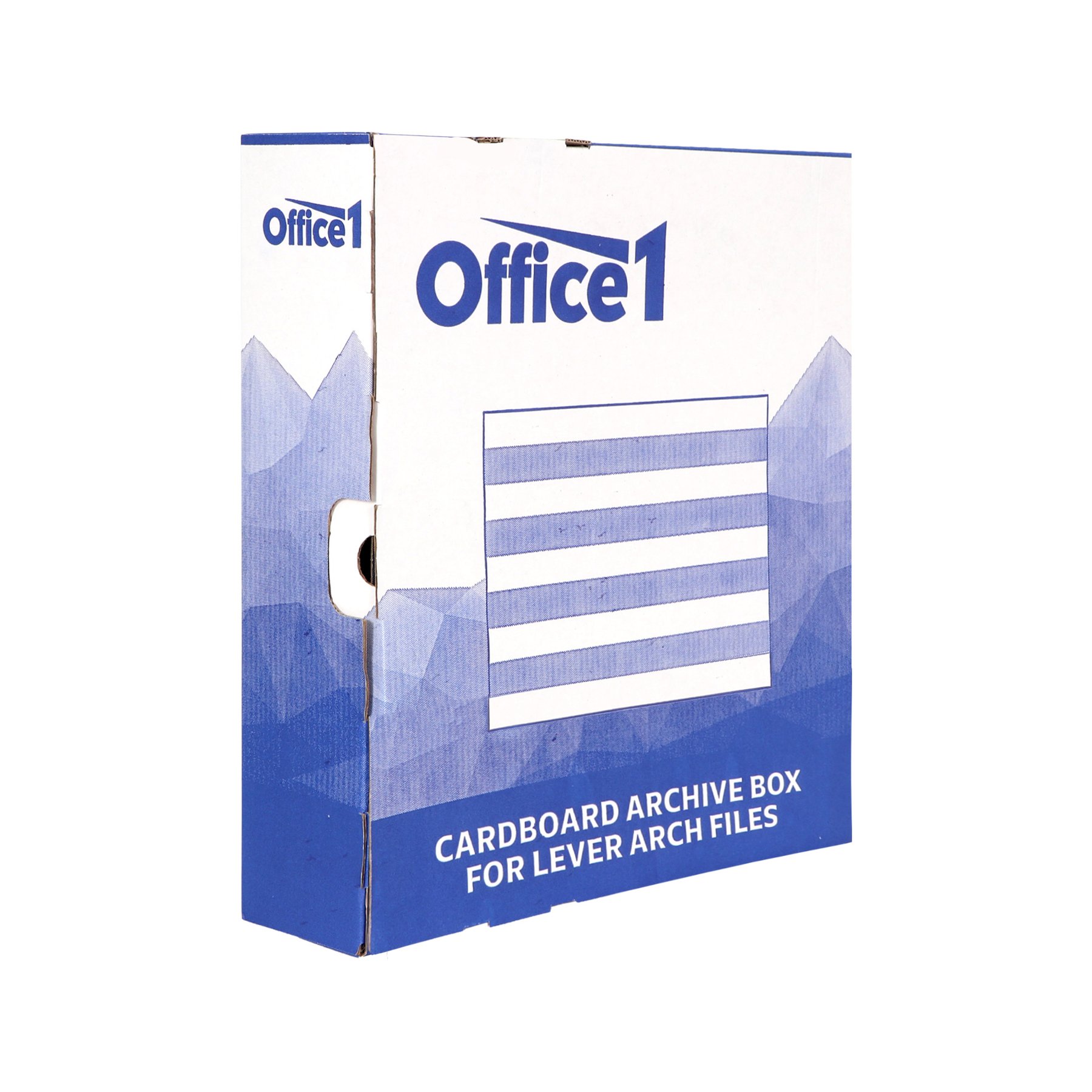 Office 1 Archive Box, for binder, 325 x 300 x 80 mm, corrugated cardboard