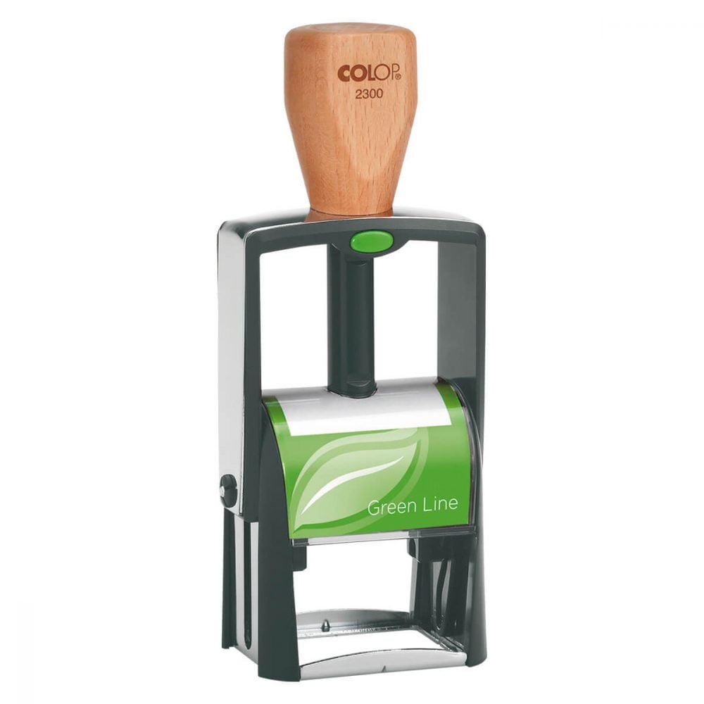 Colop Stamp Green Line 2300, rectangular, 45 x 30 mm, blue