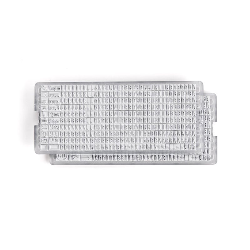Colop Letters for stamp, 3.5 mm, Latin alphabet