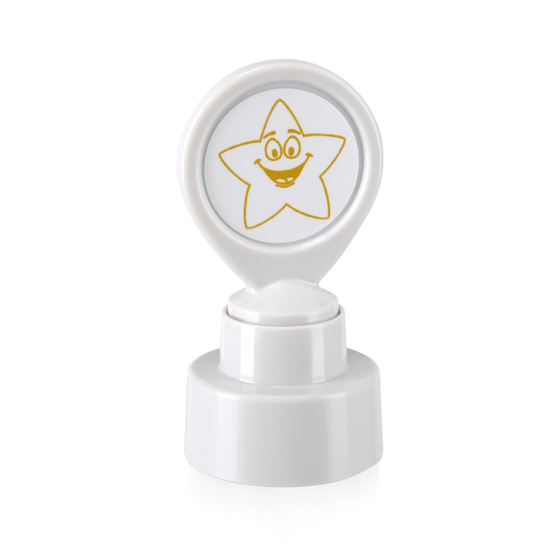 Colop Motivational stamp “Golden Star”, white