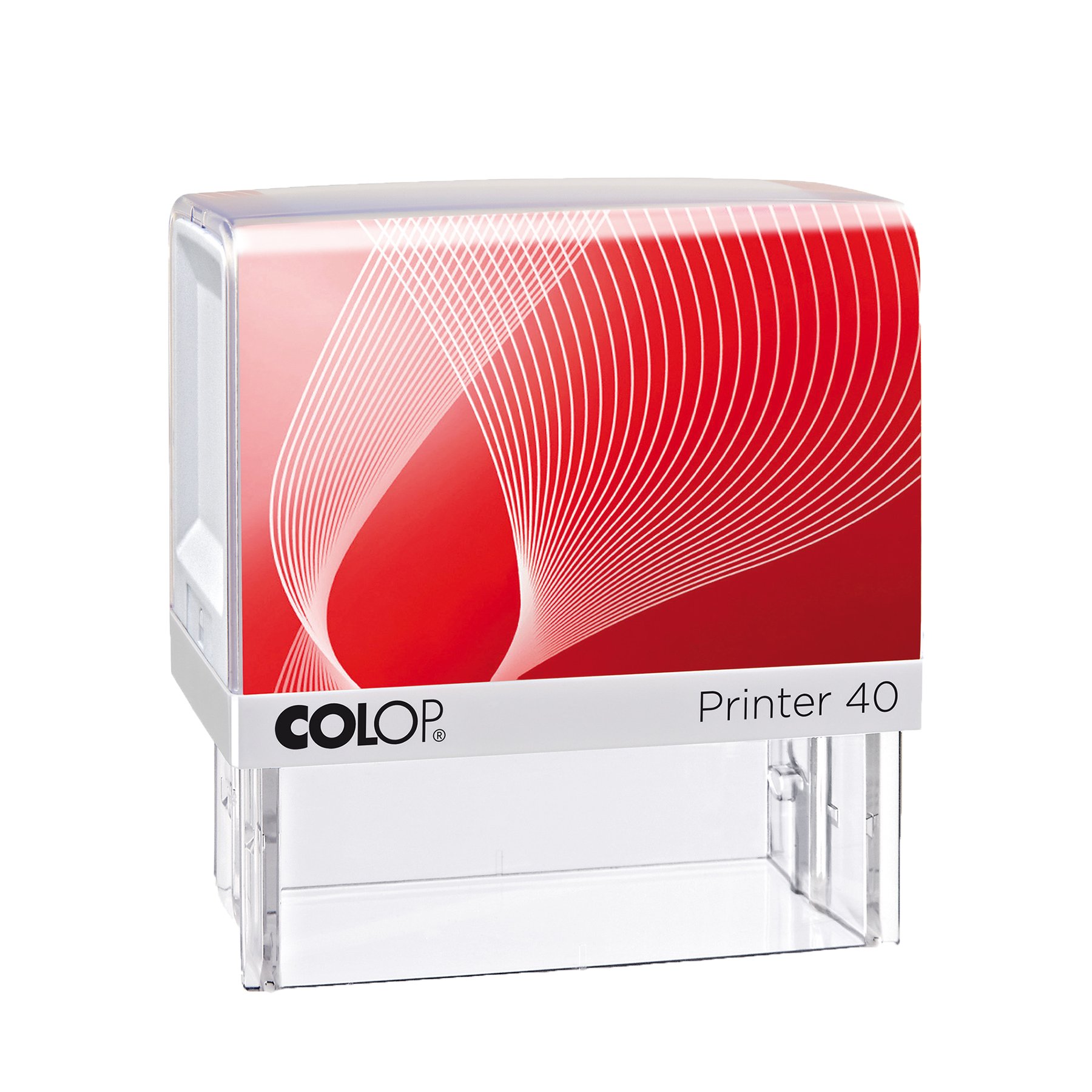 Colop Stamp Printer 40, rectangular, 23 x 59 mm, red