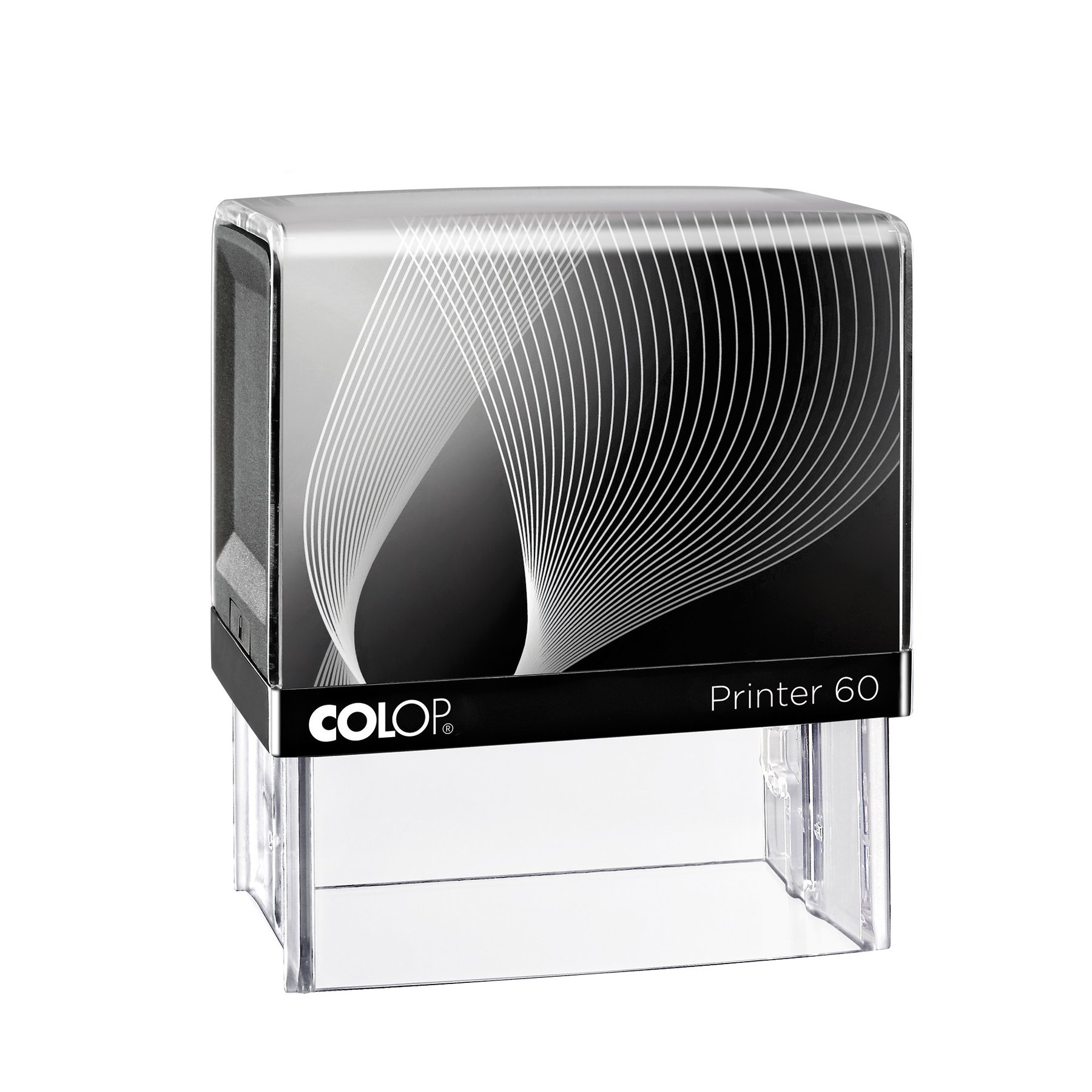 Colop Stamp Printer 60, Rectangular, 37 x 76 mm, Black