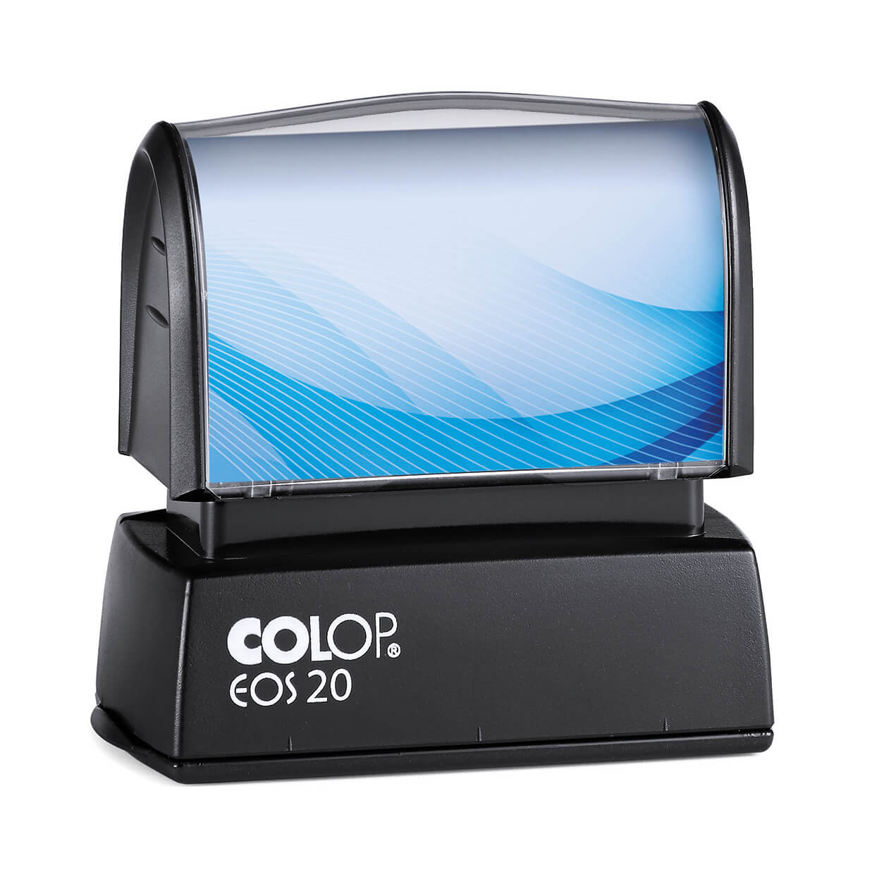 Colop Stamp EOS 20, rectangular, 38 x 14 mm, blue
