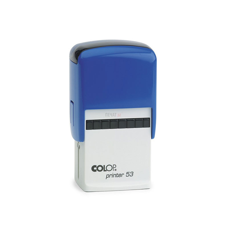 Colop Stamp PR 53, rectangular, 30 x 45 mm, blue