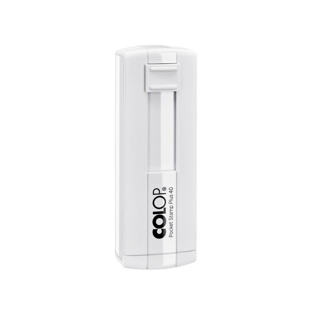 Colop Stamp PSP 40, pocket, 58 x 22 mm, white-blue