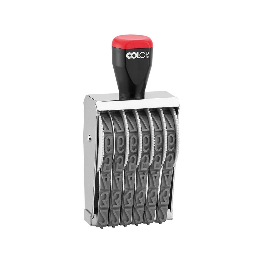 Colop Numbering stamp 15006, 6 digits, 15 mm, manual