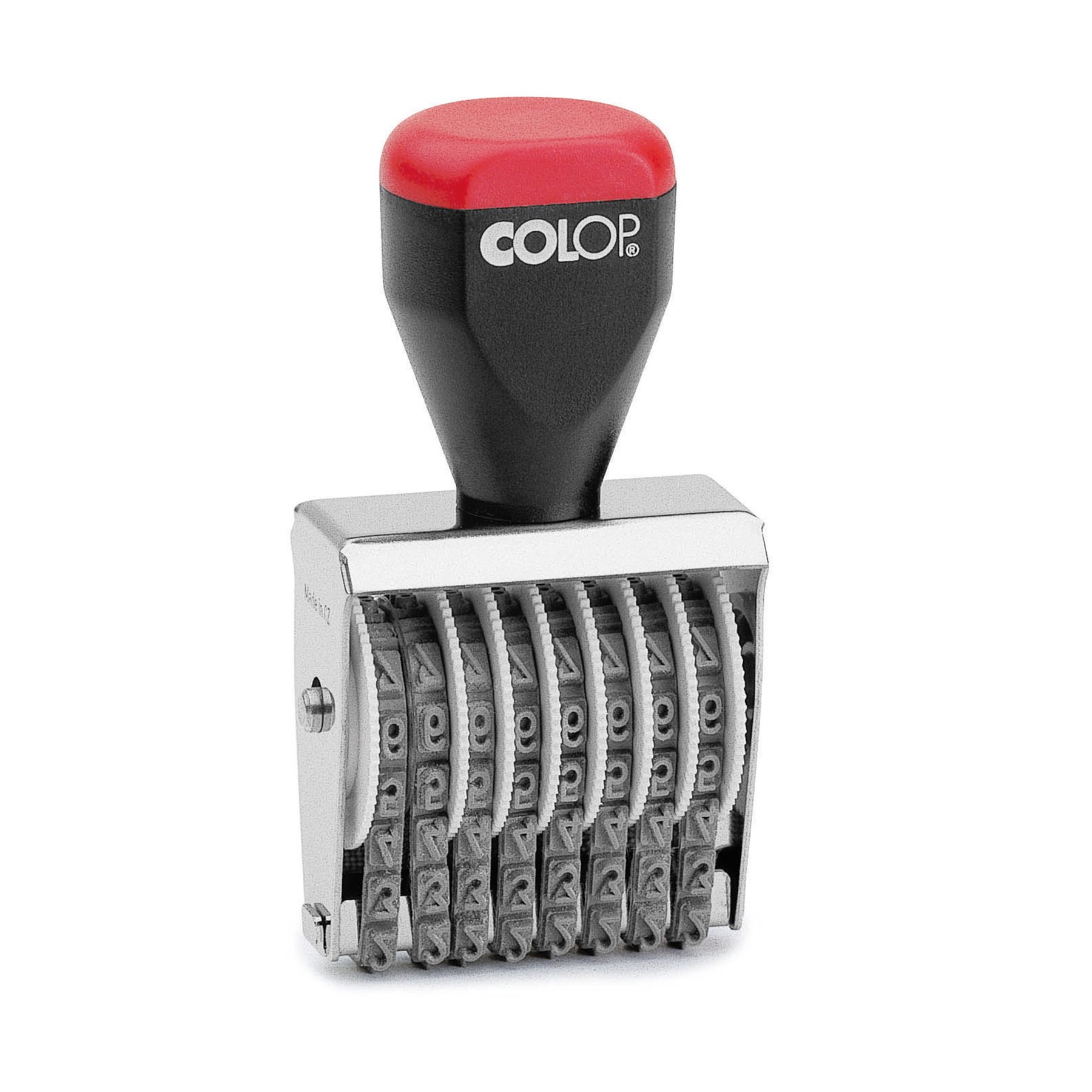 Colop Numbering Stamp 04008, with 8 Digits, 4 mm, Black