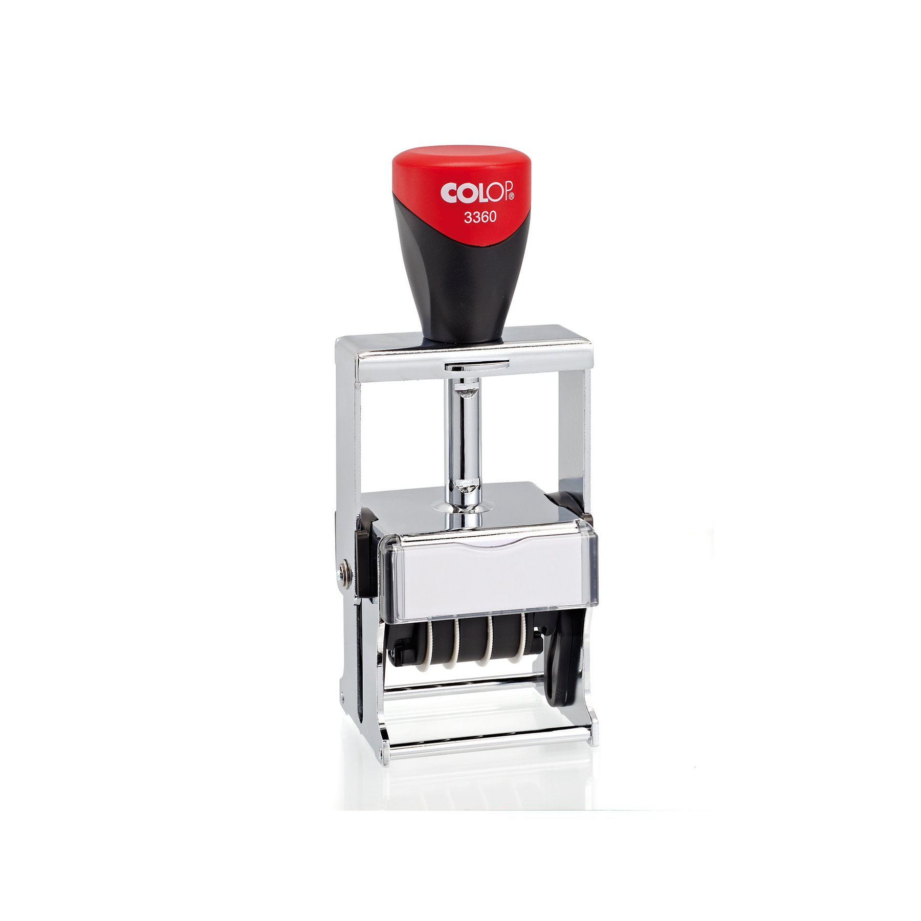 Colop Date Stamp 3360, with Digits and Plate, 30 x 45 mm, Blue