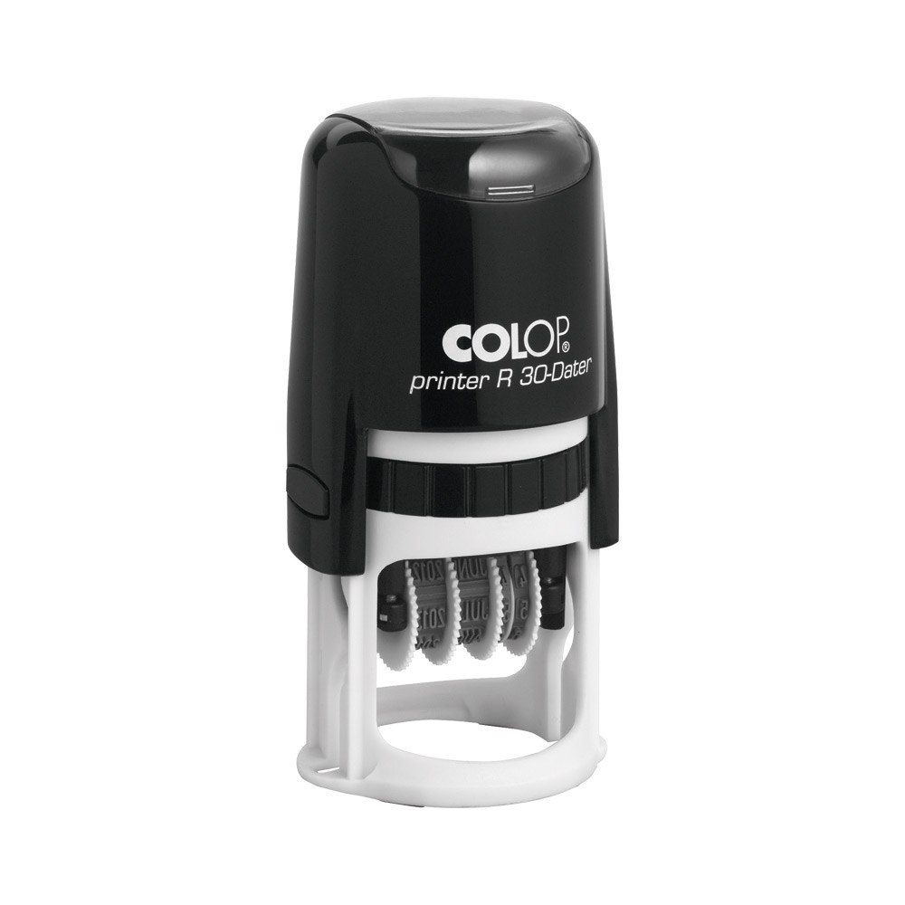 Colop Date Stamp R30, with numbers, black