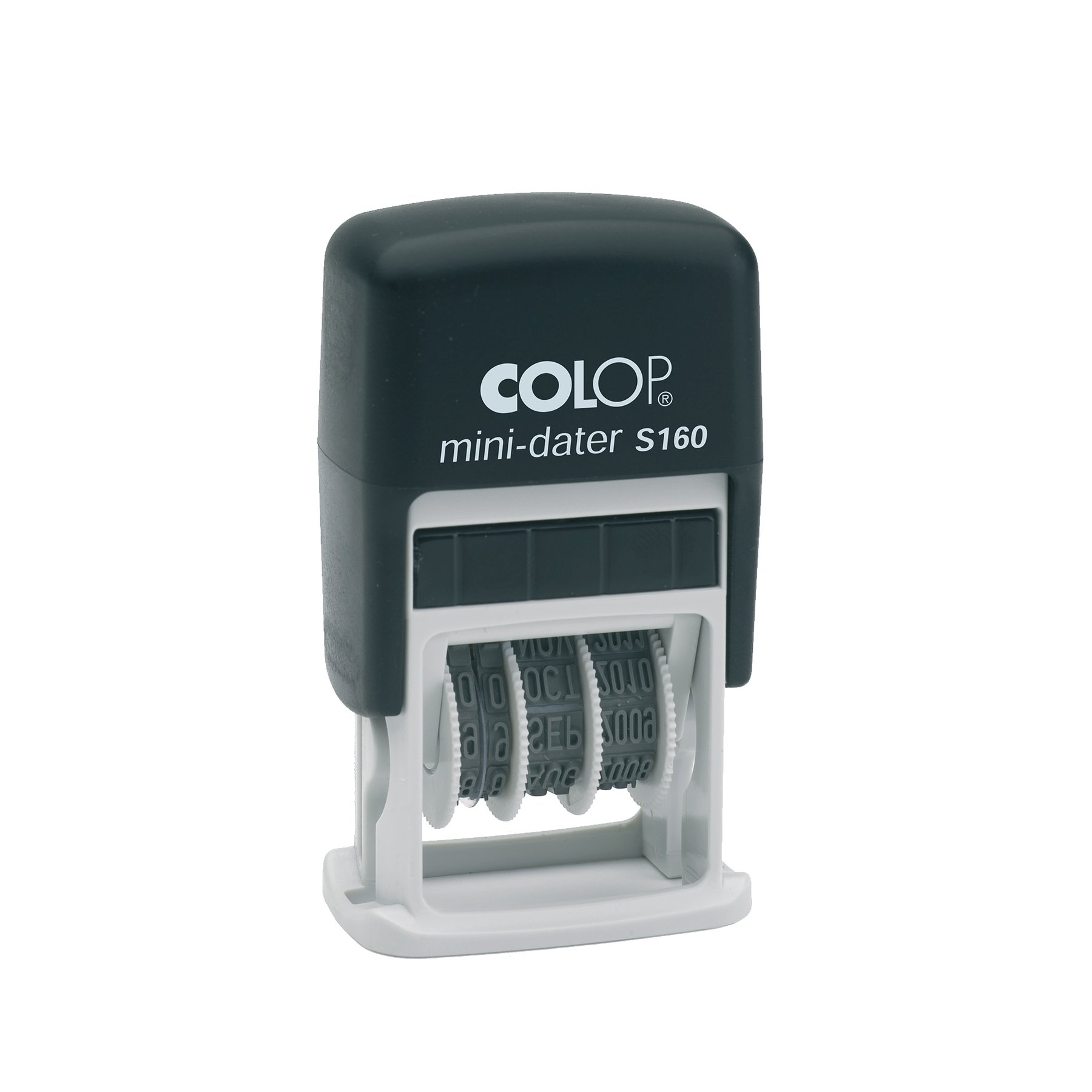 Colop Date stamp S160/4, with cliche and letters, 4 mm, black