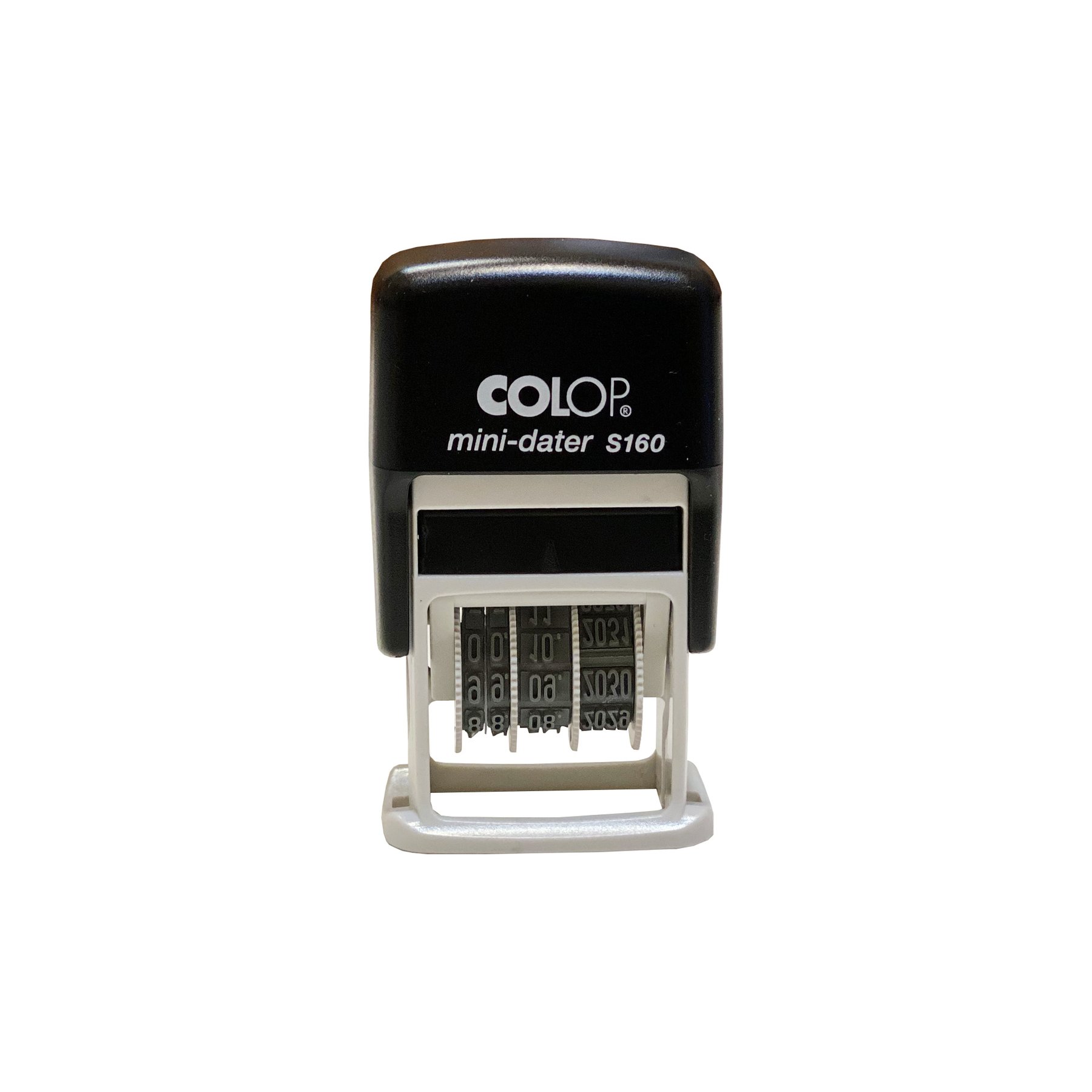 Colop Dater S160/3, with text plate and digits, 4 mm, black