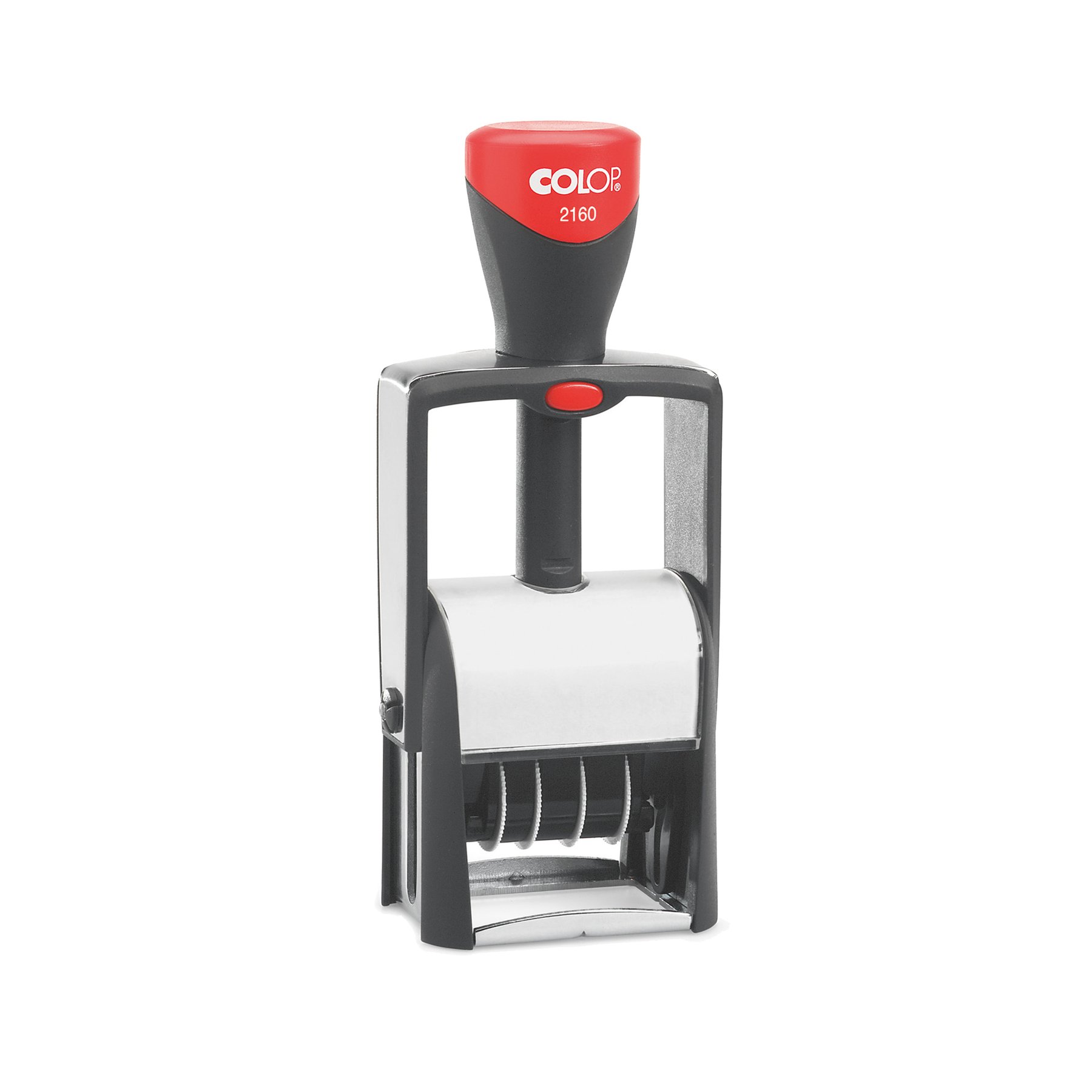 Colop Date Stamp 2160, with Digits and Plate, 41 x 24 mm, Black