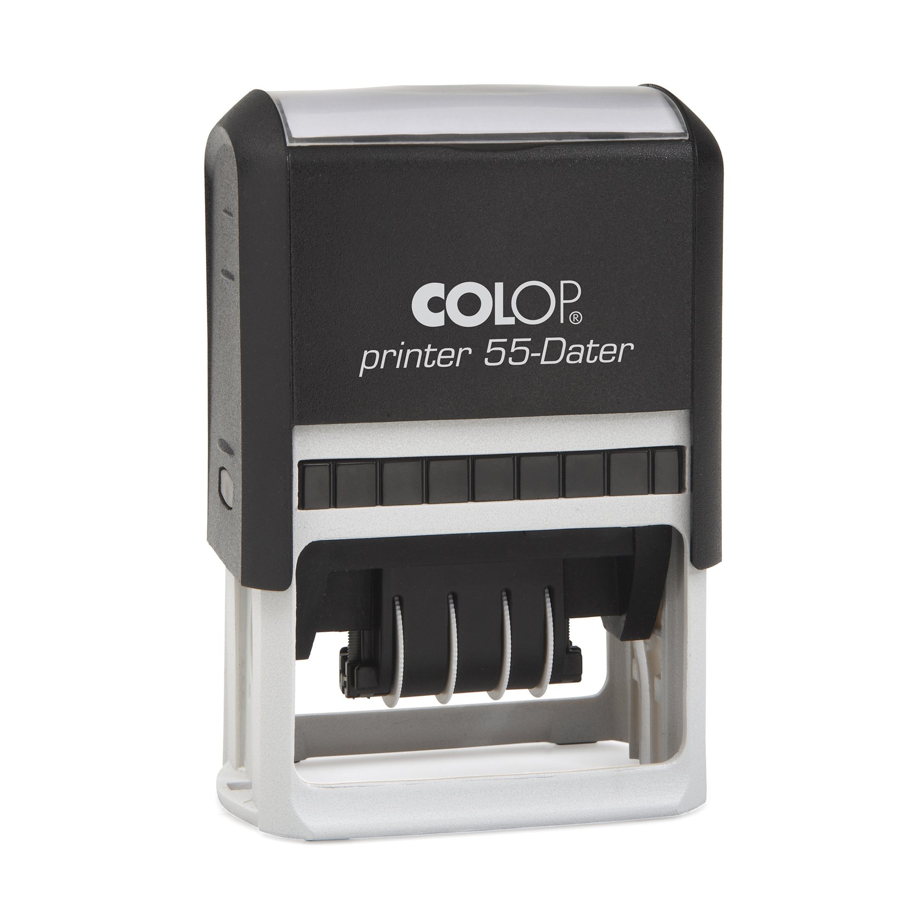 Colop Date stamp PR 55 Dater, black body, blue ink pad