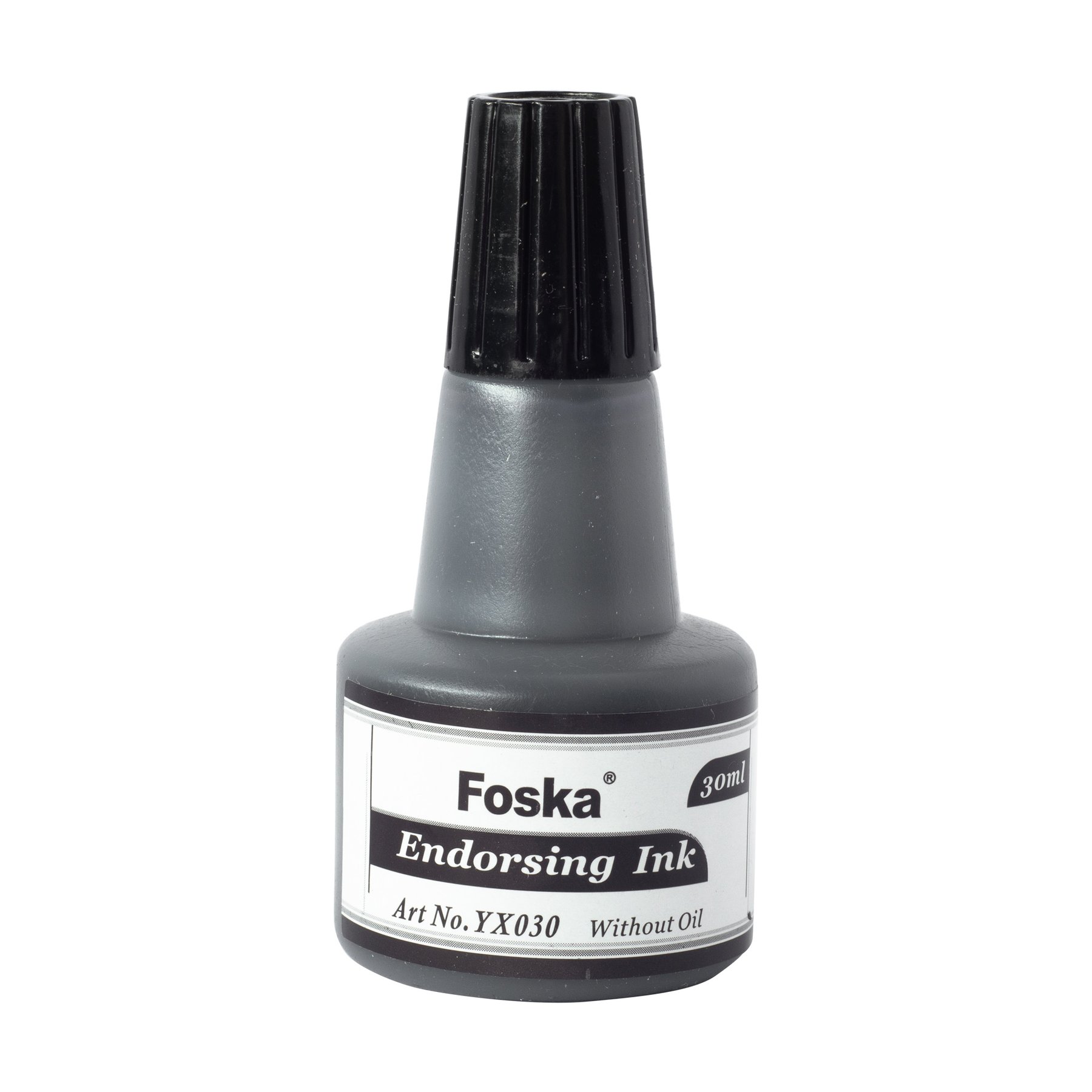 Foska Stamp pad ink, 30 ml, black