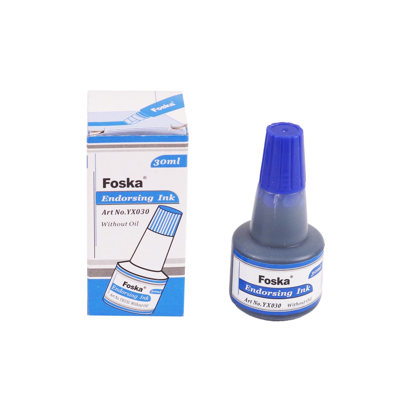 Foska Stamp ink, 30 ml, blue