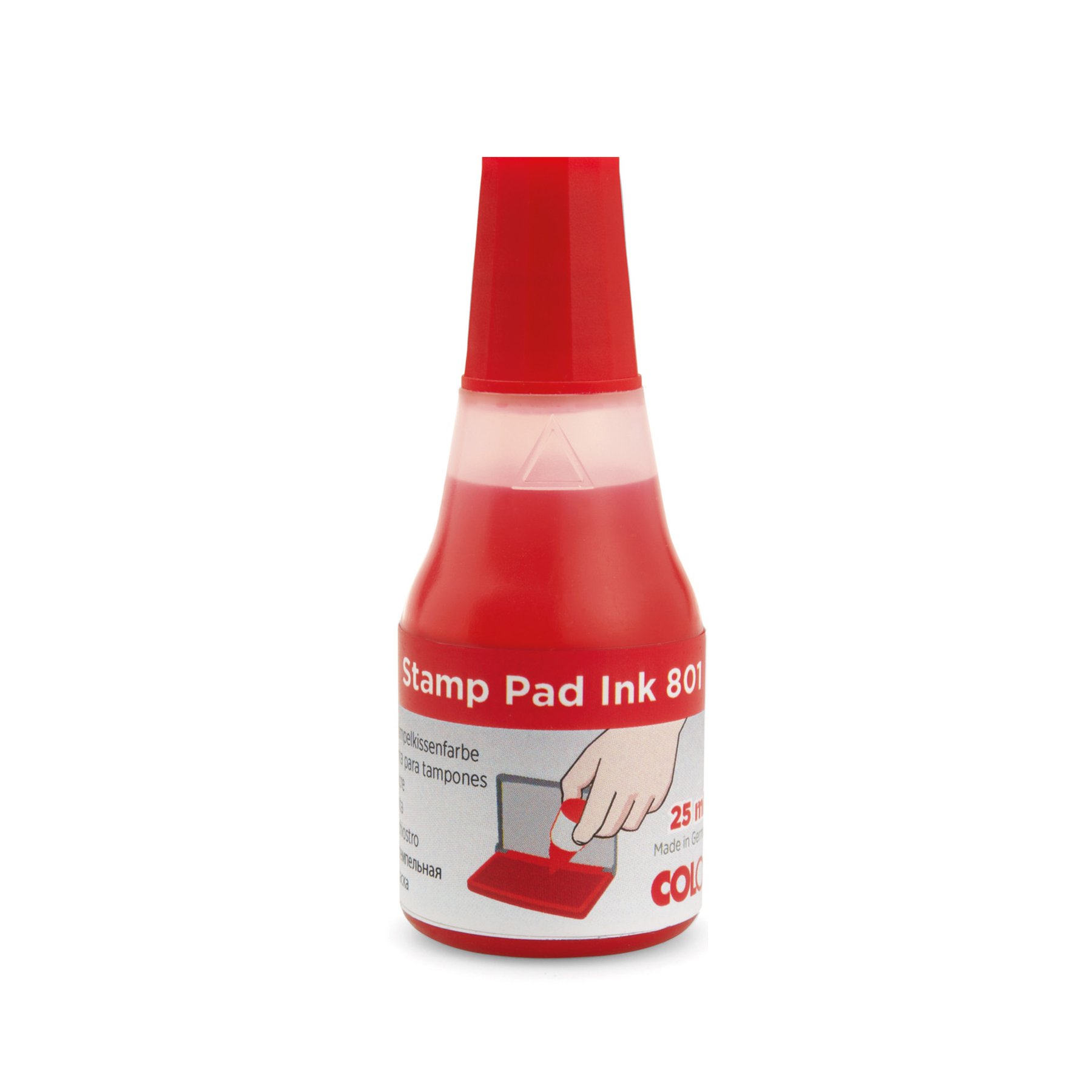 Colop Ink for Stamp Pad, 25 ml, red