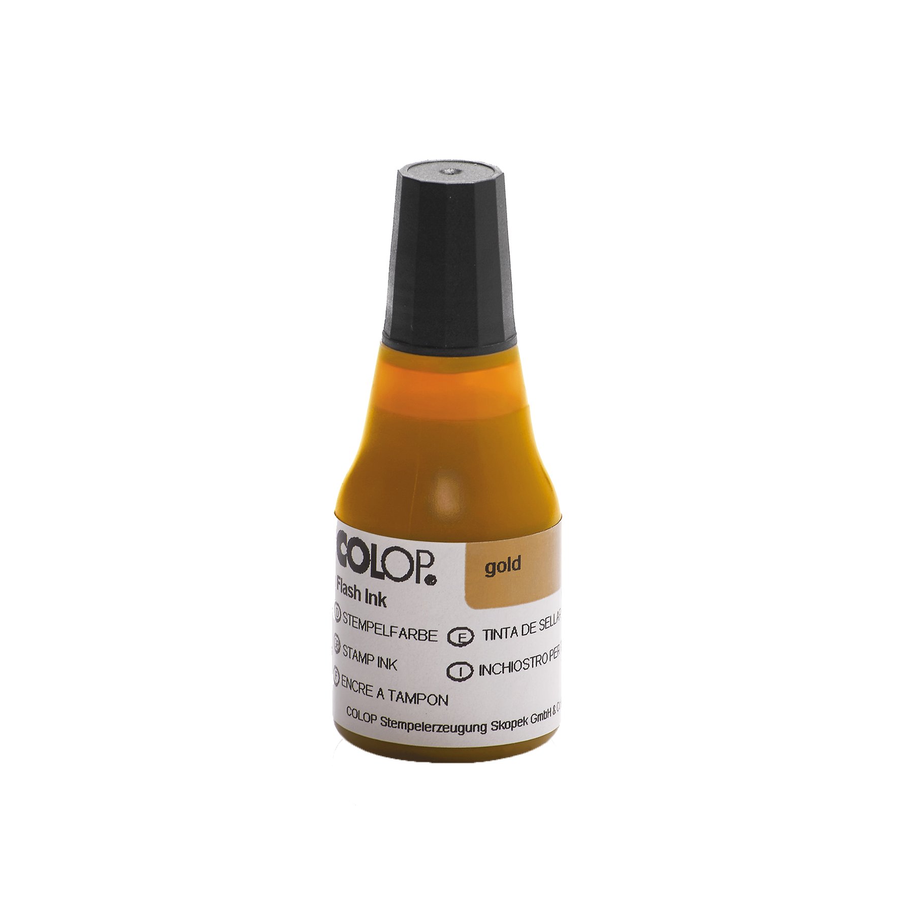 Colop Stamp Pad Ink EOS, 25 ml, gold