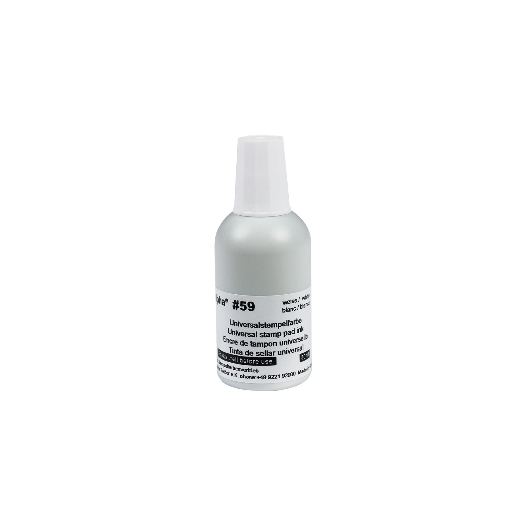 Colop Universal ink Alpha 59, 30 ml, white