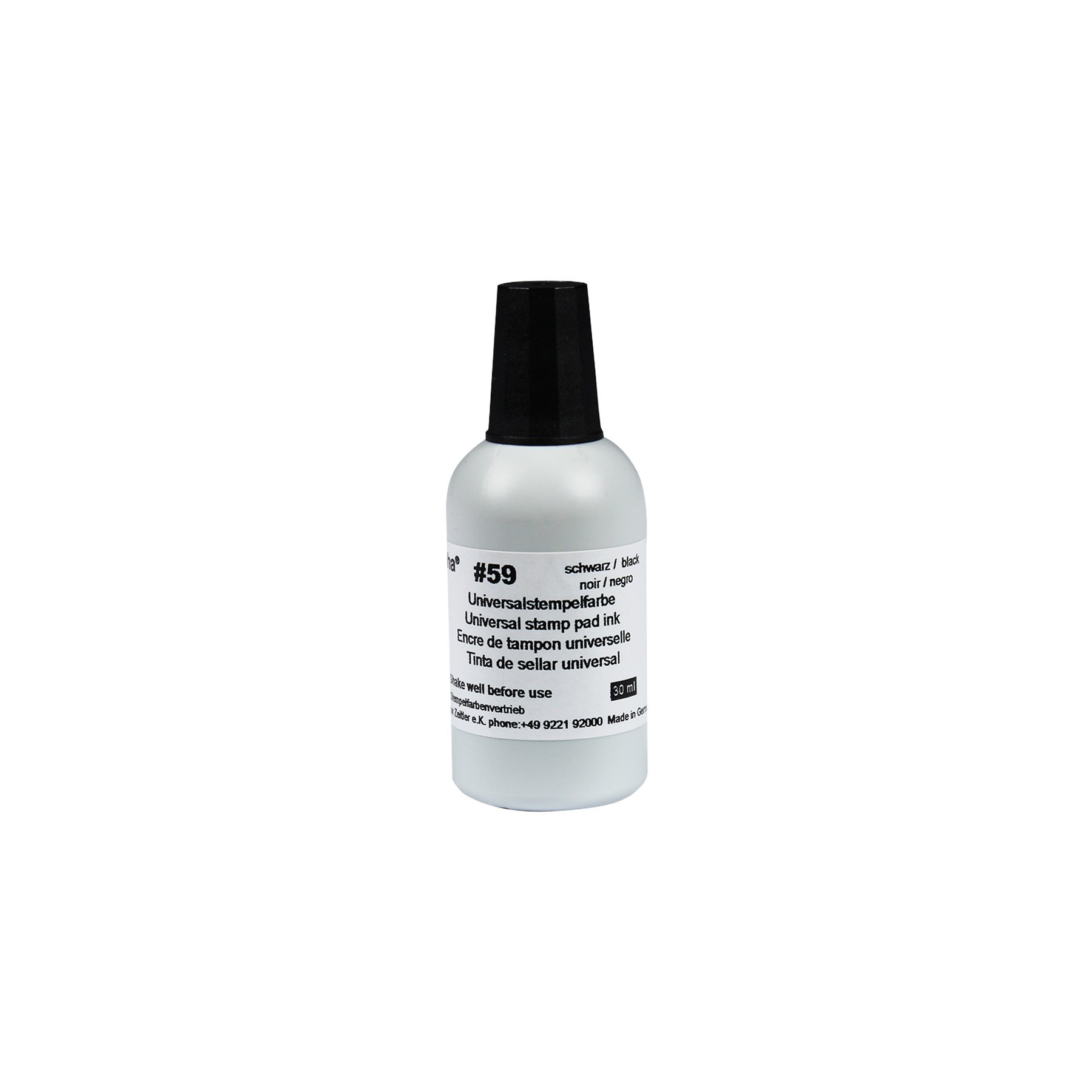 Colop Ink for pad Alpha 59, 30 ml, universal, black
