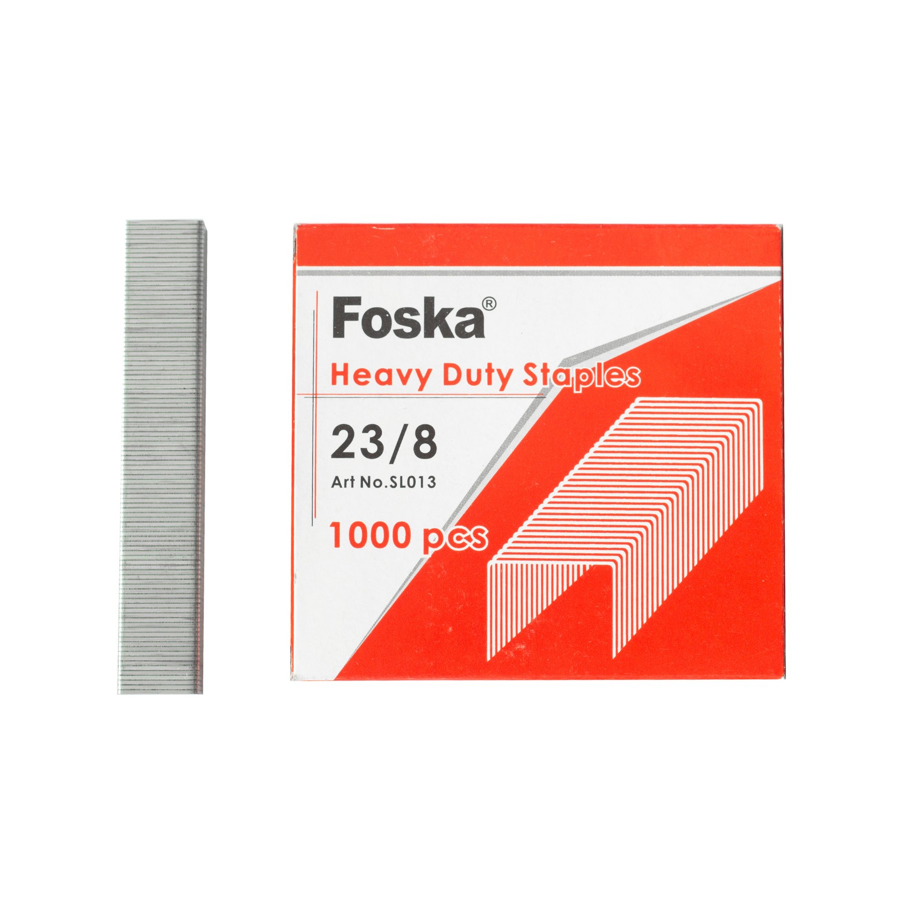 Foska Staples, 23 x 8 mm, 1000 pieces