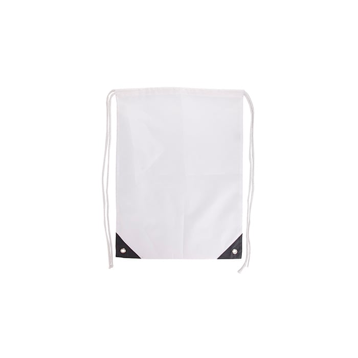 BESTSUB Drawstring bag, white, customizable