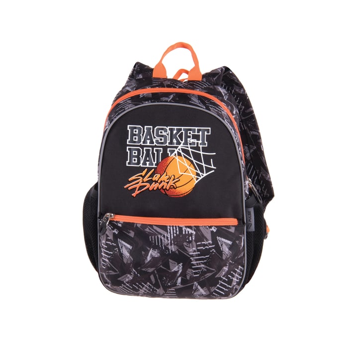 Pulse Backpack Junior Slam Dunk, Black-Orange
