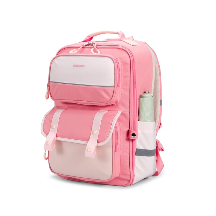 Раница Kingsons Ergo Junior, ученическа, розова