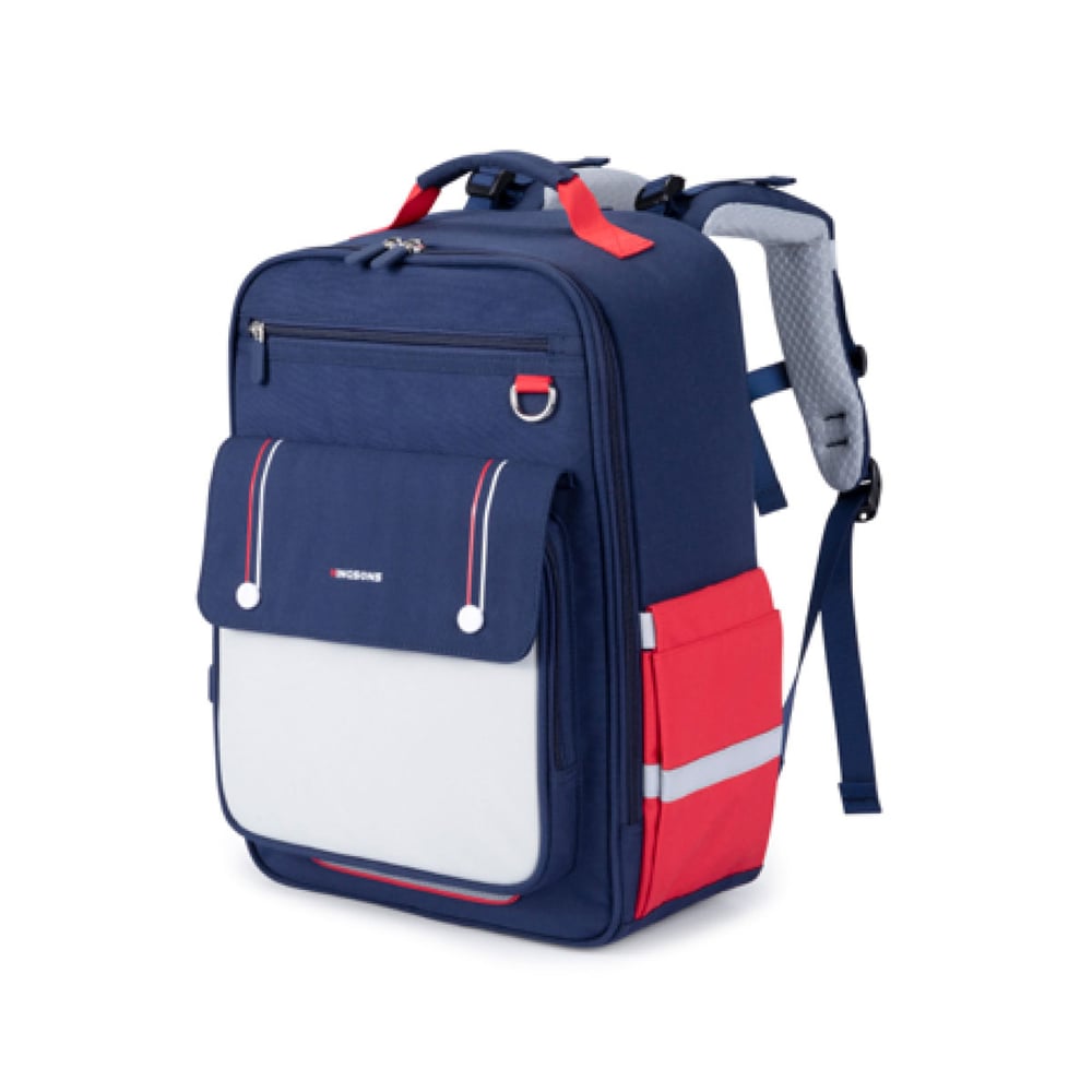 Kingsons Ergo Junior School Backpack, blue