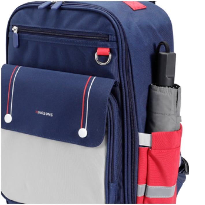 Kingsons Ergo Junior School Backpack, blue