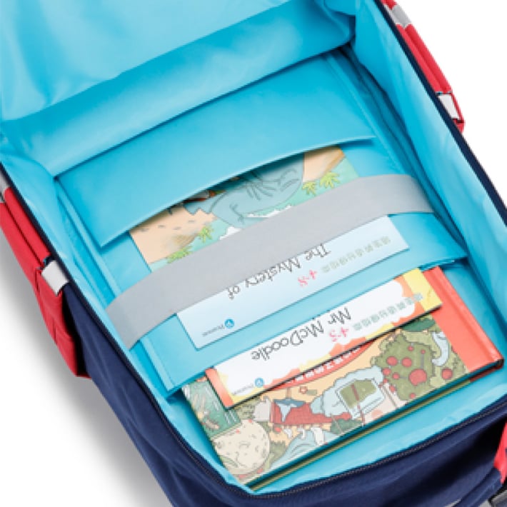 Kingsons Ergo Junior School Backpack, blue