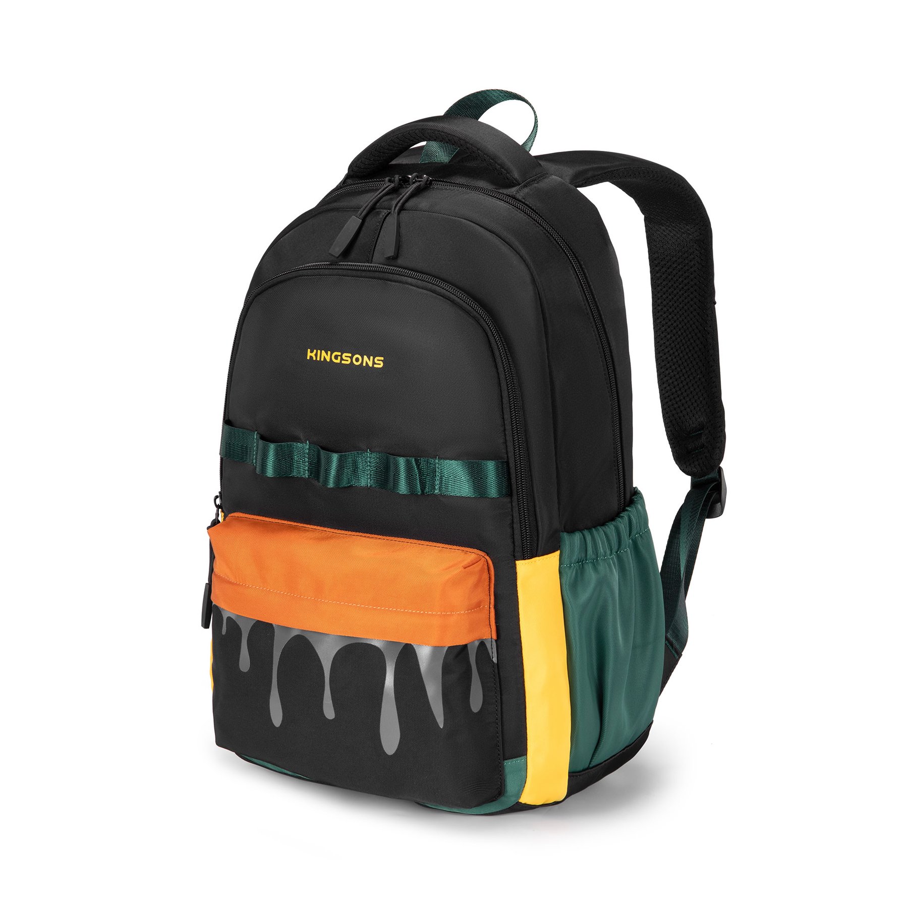 Kingsons Flow School Backpack, black