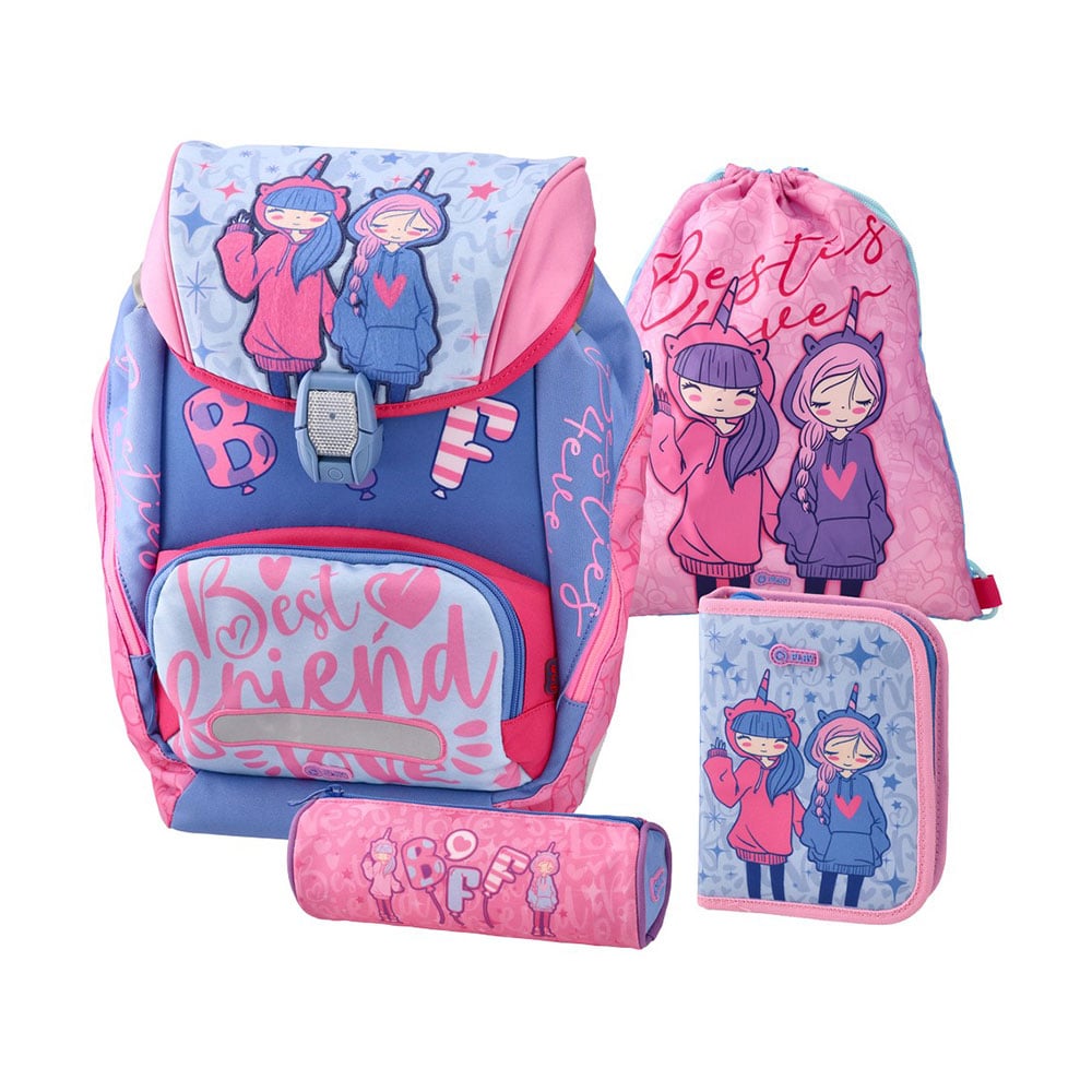 Play Logic Set – Best Friend: backpack, gym sack & two pencil cases