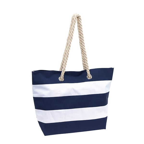 TOPS Beach Bag Sylt, blue-white