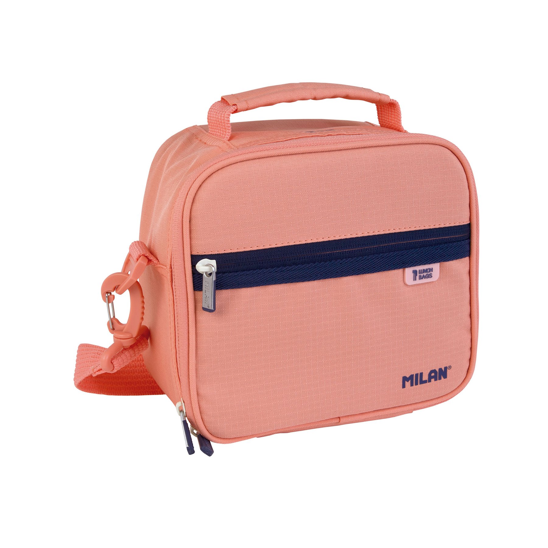 Milan Lunch Bag 1918, with 3 boxes, pink