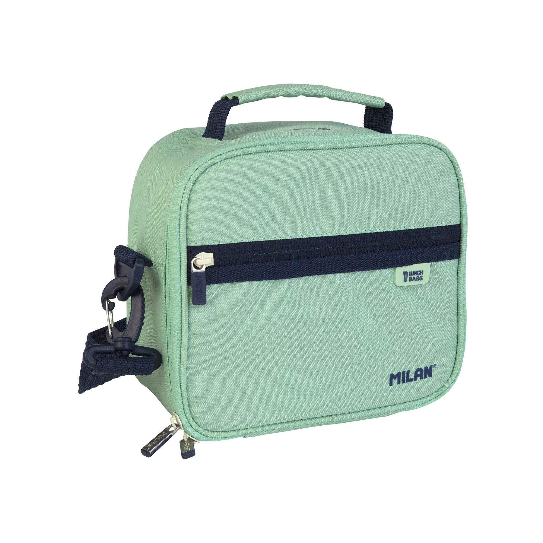 Milan Lunch Bag 1918, with 3 boxes, green