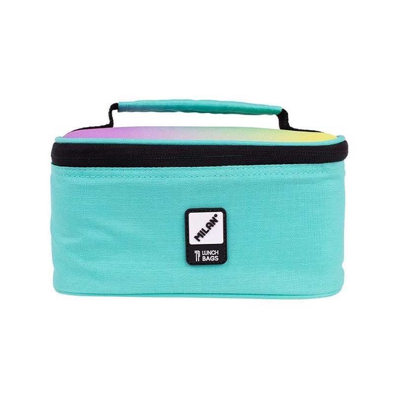 Milan Lunch bag Sunset, with 1 box, turquoise