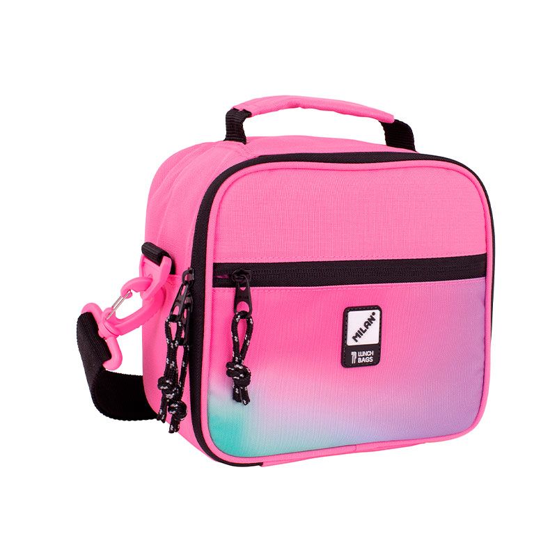 Milan Lunch bag Sunset, with 3 boxes, pink