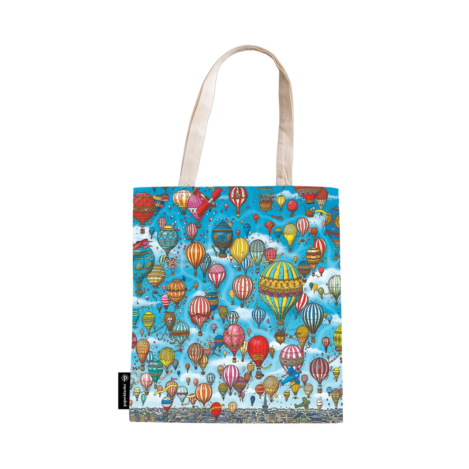 Paperblanks Tote Bag Balloon Festival/Sunset Ride, textile, 380 x 380 mm