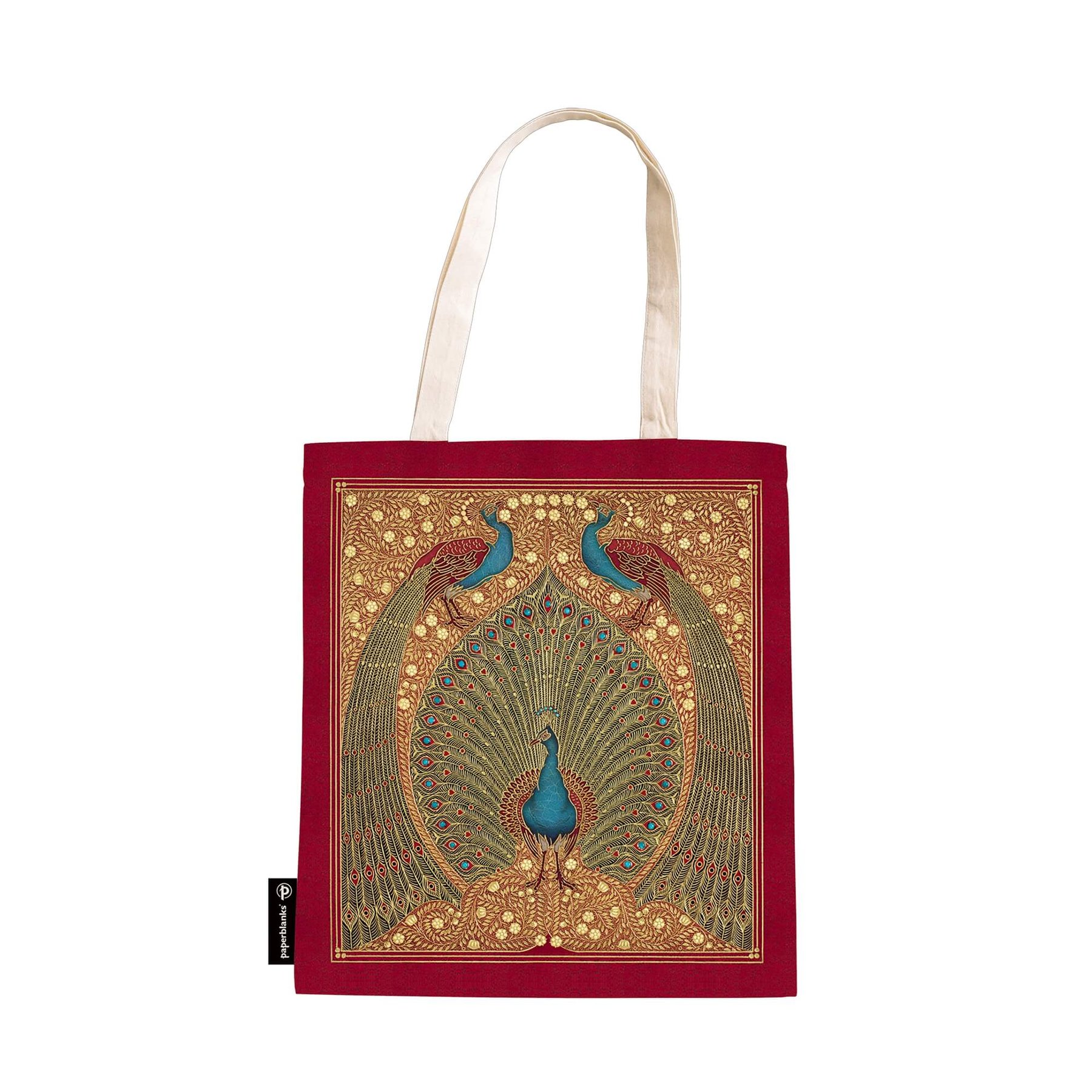 Paperblanks Bag Hafiz's Peacocks, textile, 380 x 380 mm