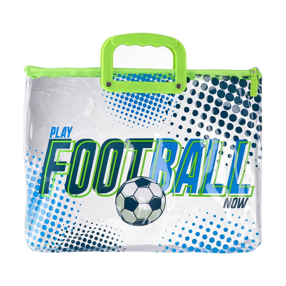 Junior Case Fine Document Bag, football, PVC