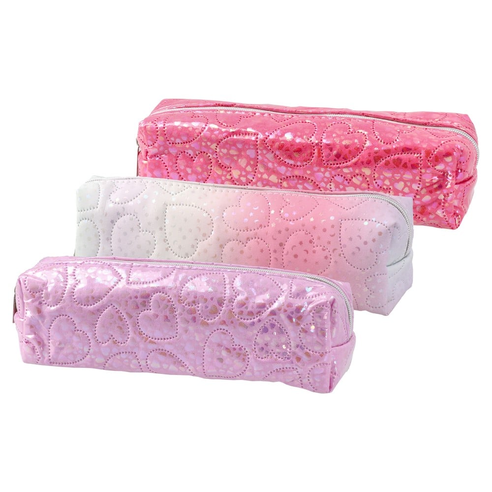 Statovac Fancy 1000 Pencil Case – Hearts, single zipper, assorted