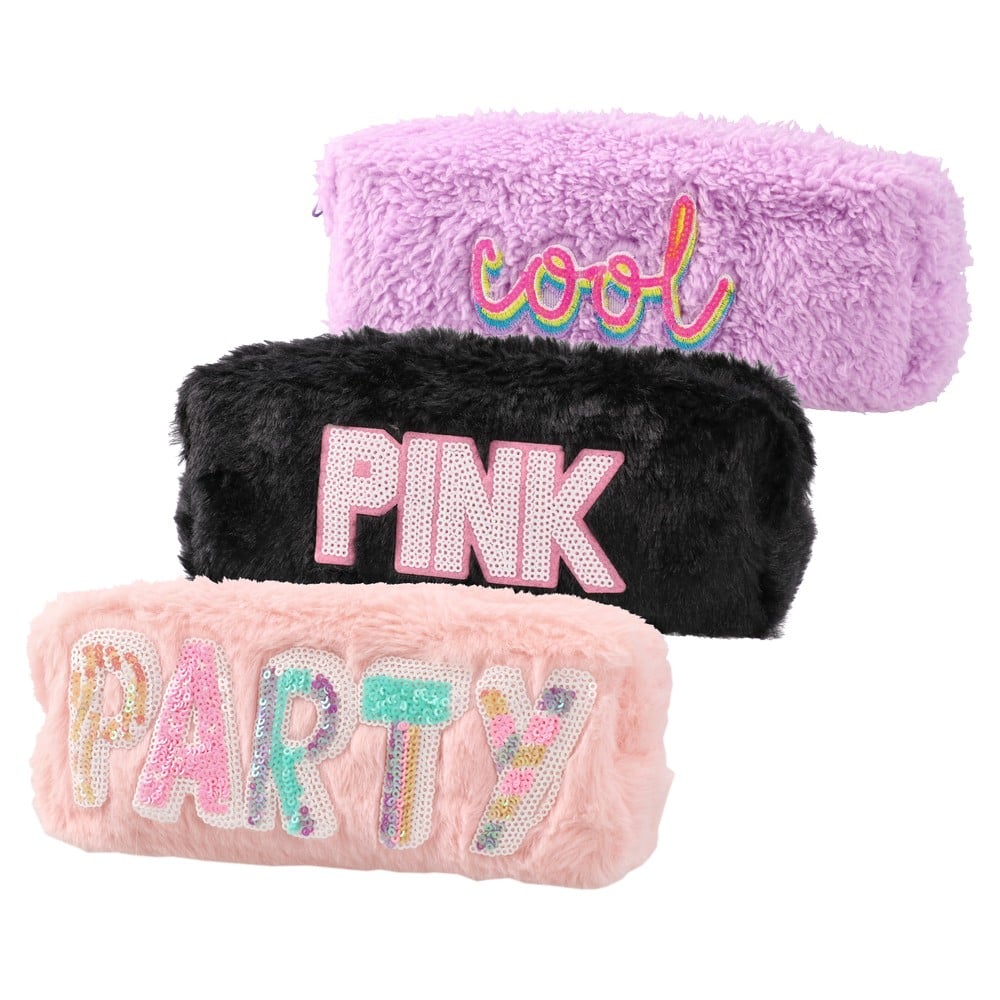 Statovac Fancy 1050 Pencil Case, single zipper, plush, assorted