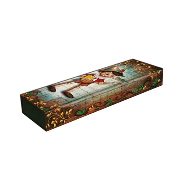 Paperblanks Pinocchio desk pencil case, with two compartments